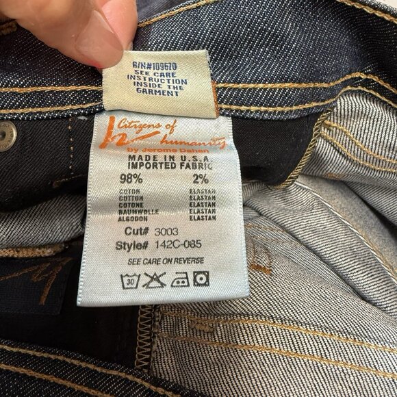 Citizens Of Humanity Ava Low Rise Straight Leg Size 29 - Picture 16 of 16